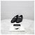 Hermès Mocassino nero con dettagli argentati - vista 7