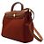 Hermès Tote e bolsa de ombro em couro laranja com ferragens - vista 3