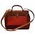 Hermès Tote e bolsa de ombro em couro laranja com ferragens - vista 5