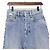 Miu Miu Wasched Denim Hose mit Gesäßtasche Blau - Ansicht 2