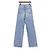 Miu Miu Wasched Denim Hose mit Gesäßtasche Blau - Ansicht 4