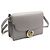 Gucci Borsa a tracolla e borsa a spalla GG Ring Flap in pelle grigia - vista 3