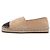 Chanel Espadrilles da donna in pelle di agnello bicolore con logo CC