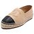 Chanel Espadrilles da donna in pelle di agnello bicolore con logo CC - vista 2