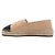 Chanel Espadrilles da donna in pelle di agnello bicolore con logo CC - vista 4