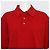 Hermès Camiseta de algodón roja de manga corta para mujer con cuello de botones, algodón rojo - vista 2