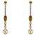Louis Vuitton Boucles d'oreilles Logo Mania Gold