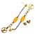 Louis Vuitton Boucles d'oreilles Logo Mania Gold - vue 4