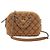 Chanel Steppender Shearling-Tote-Bag mit Kette Braun