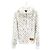 Louis Vuitton Kapuzenjacke mit Reißverschluss aus Monogramm-Baumwolle, mehrfarbig Silber