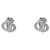 Dior Pendientes Cubic CD Silver Plata  - vista 1