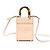 Fendi Mini borsa tote e borsa a tracolla Sunshine in pelle rosa