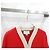Gucci Strickjacke mit V-Ausschnitt und besticktem Logo Rot - Ansicht 3