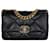 Chanel Borsa con patta e catena Medium Black Nero