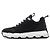 Hermès Sneakers Impulse da uomo in pelle di vitello e tessuto parachute nero