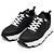 Hermès Sneakers Impulse da uomo in pelle di vitello e tessuto parachute nero - vista 3