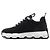 Hermès Sneakers Impulse da uomo in pelle di vitello e tessuto parachute nero - vista 4