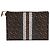 Burberry Pochette e clutch in tela monogrammata a righe Nero