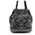 Prada Borsa a tracolla a secchiello in pelle nera con cristalli e coulisse Nero - vista 4