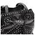 Prada Borsa a tracolla a secchiello in pelle nera con cristalli e coulisse Nero - vista 7