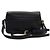 Prada Borsa a tracolla in pelle nera con patta e logo dorato Nero - vista 4
