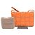 Bottega Veneta Borsa Cassette Arancione - vista 5