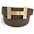 Hermès Hermes Constance Reversible Belt Black Khaki