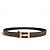 Hermès Hermes Constance Reversible Belt Black Khaki - view 2