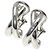 Orecchini a croce in argento Tiffany & Co. Paloma Picasso