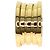 Bulgari Anello Bvlgari B-zero1 a 4 bande in oro giallo 18K - vista 3