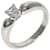 Van Cleef & Arpels Platinum Band Ring with Square Princess Cut Diamond  - view 2