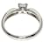 Van Cleef & Arpels Platinum Band Ring with Square Princess Cut Diamond  - view 4