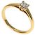 Bulgari Bvlgari Solitär-Diamantring in 18K Gelbgold