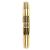 Anello a fascia in oro 18K tricolore Cartier - vista 3