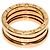 Bulgari Anello Bvlgari B-zero1 3-Band in oro rosa 18K - vista 4