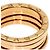Bulgari Anello Bvlgari B-zero1 3-Band in oro rosa 18K - vista 7