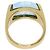 Bulgari Bvlgari Tronchetto Ring mit blauem Topas - Ansicht 4