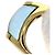 Bulgari Bvlgari Tronchetto Ring mit blauem Topas - Ansicht 8