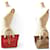 Chloé Baylee Ledertasche Rot Beige - Ansicht 3