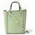 Borsa a tracolla in pelle Jimmy Choo Pegasi N S Peppermint con borchie a stella Verde - vista 2