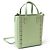 Borsa a tracolla in pelle Jimmy Choo Pegasi N S Peppermint con borchie a stella Verde - vista 5