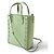 Borsa a tracolla in pelle Jimmy Choo Pegasi N S Peppermint con borchie a stella Verde - vista 6