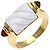 Bulgari Anello Bvlgari Tronchetto in peridoto e tormalina rosa, oro giallo 18K - vista 2