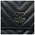 Carteira Bi-fold Chanel Preto - vista 4