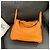 Borsa Hermès Lindy 30 in pelle Taurillon Clemence Arancione - vista 2