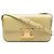 Céline Bolso de hombro Celine Yellow Shiny Calfskin Triomphe Claude Amarillo