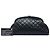 Clutch Chanel Black Quilted Caviar Timeless Kisslock Nero - vista 6