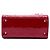 Lady Dior Cannage Dior rot Lackleder Medium Bordeaux - Ansicht 3