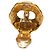 Orecchini a cerchio Chanel Gold CC placcati in oro D'oro - vista 3