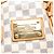 Louis Vuitton White Damier Azur Hampstead MM Bianco - vista 6